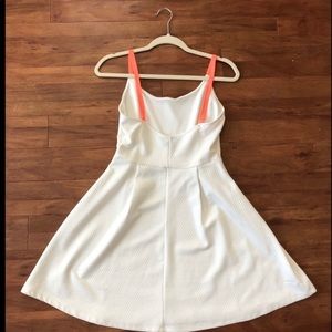Bloomingdales Aqua Dress with Neon Straps